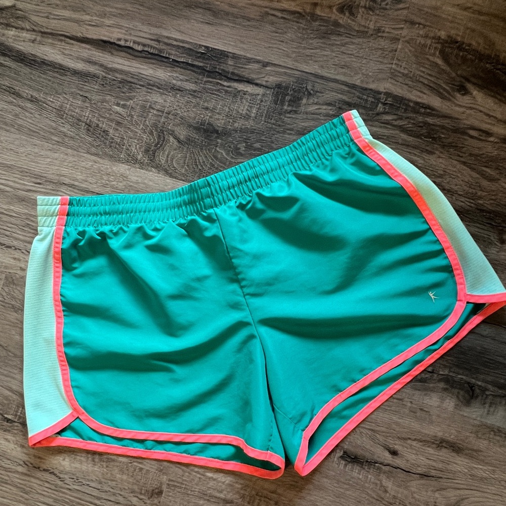 *SOLD* Danskin Green & Pink Athletic Shorts